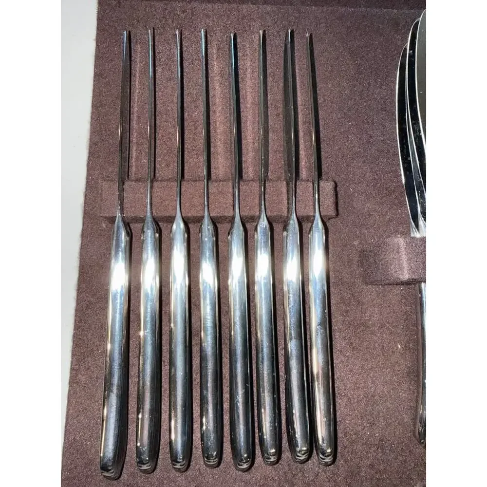 66 pc Royal Gallery 18-8 Stainless Steel Flatware Perfect FULL Set Korea